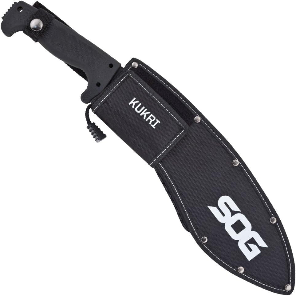 Ergonomic 13-Inch Kukri Machete with Saw and Durable Nylon Sheath - FARI Series