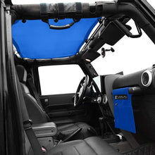 Load image into Gallery viewer, Premium Double Layered UV Blocking Jeep Sun Shade - JKU Roof Cover (2007-2018)