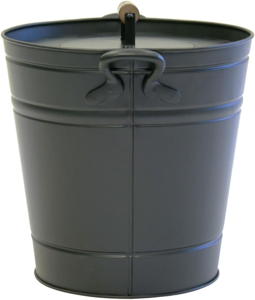 Premium Insulated Ash Container with Lid and Handles - Prevent Home Fires