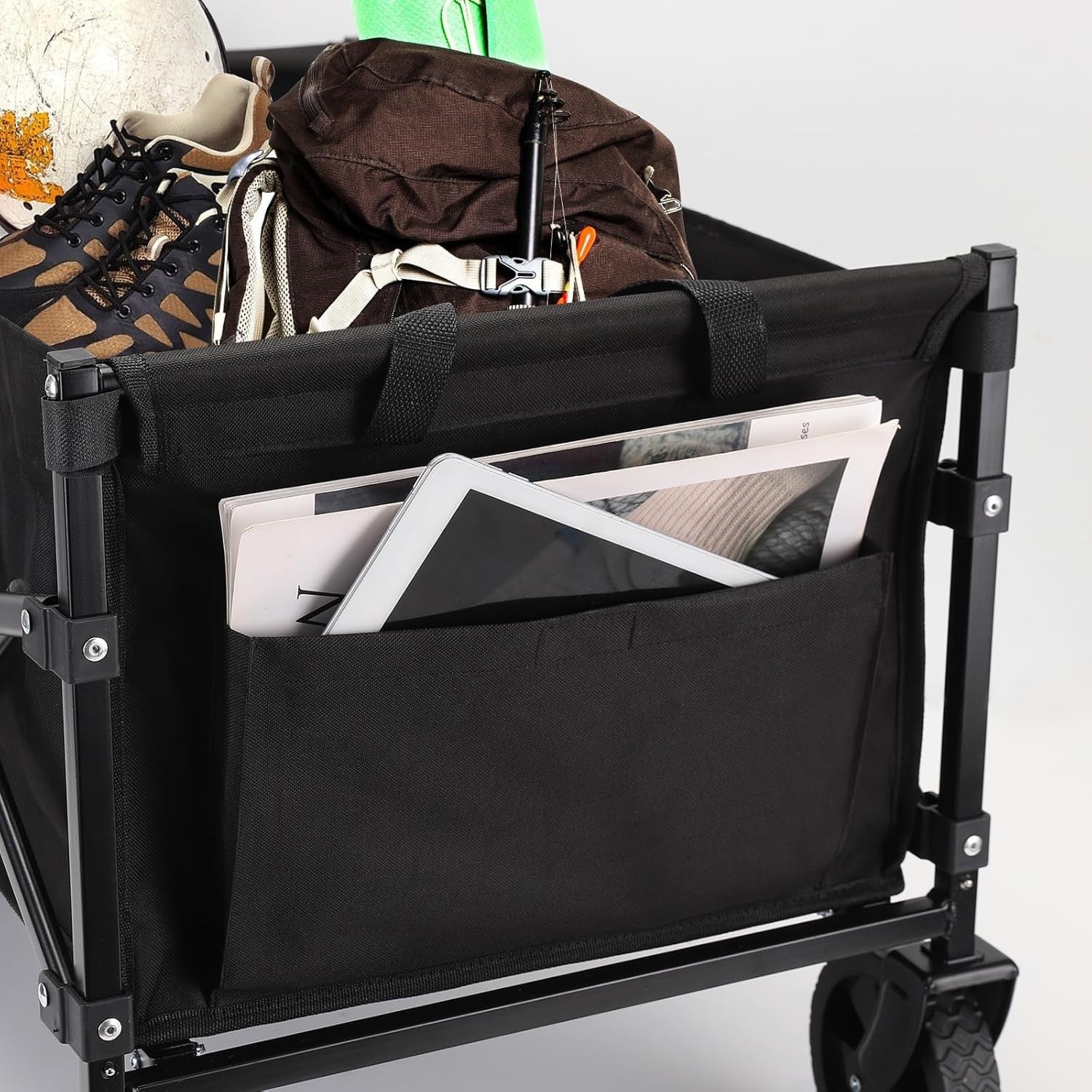 Effortless Transport Folding Wagon Cart - Perfect for Outdoor Activities