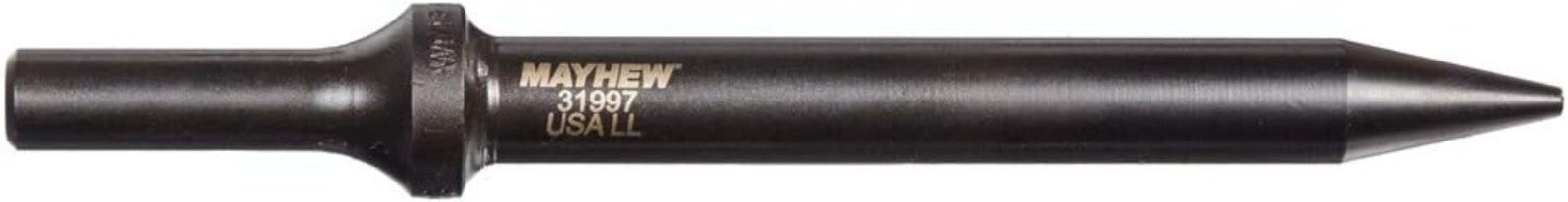 5-Piece Pneumatic Taper Punch Set with Black Oxide Finish for Precision Tasks