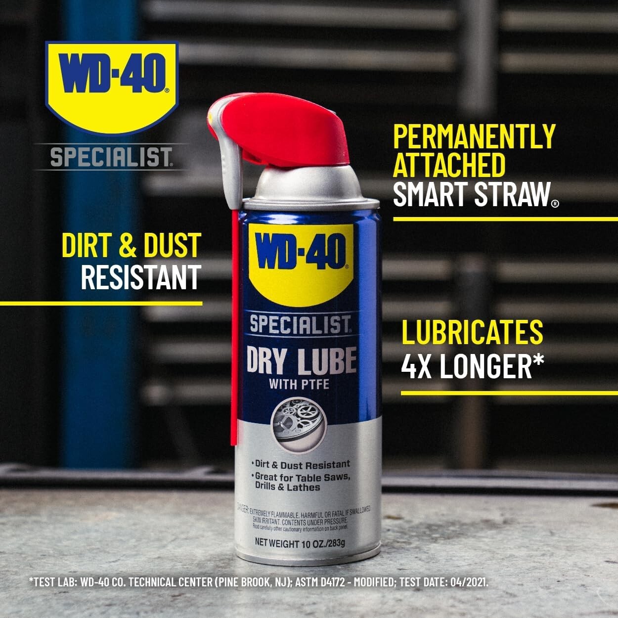Multi-Surface Dry Lube - 10oz Dual Spray with Smart Straw Technology [6-Pack]