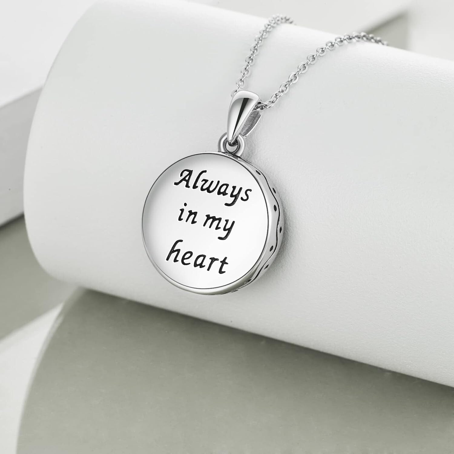 Personalized Tree of Life Memorial Urn Necklace - Sterling Silver with Engraving