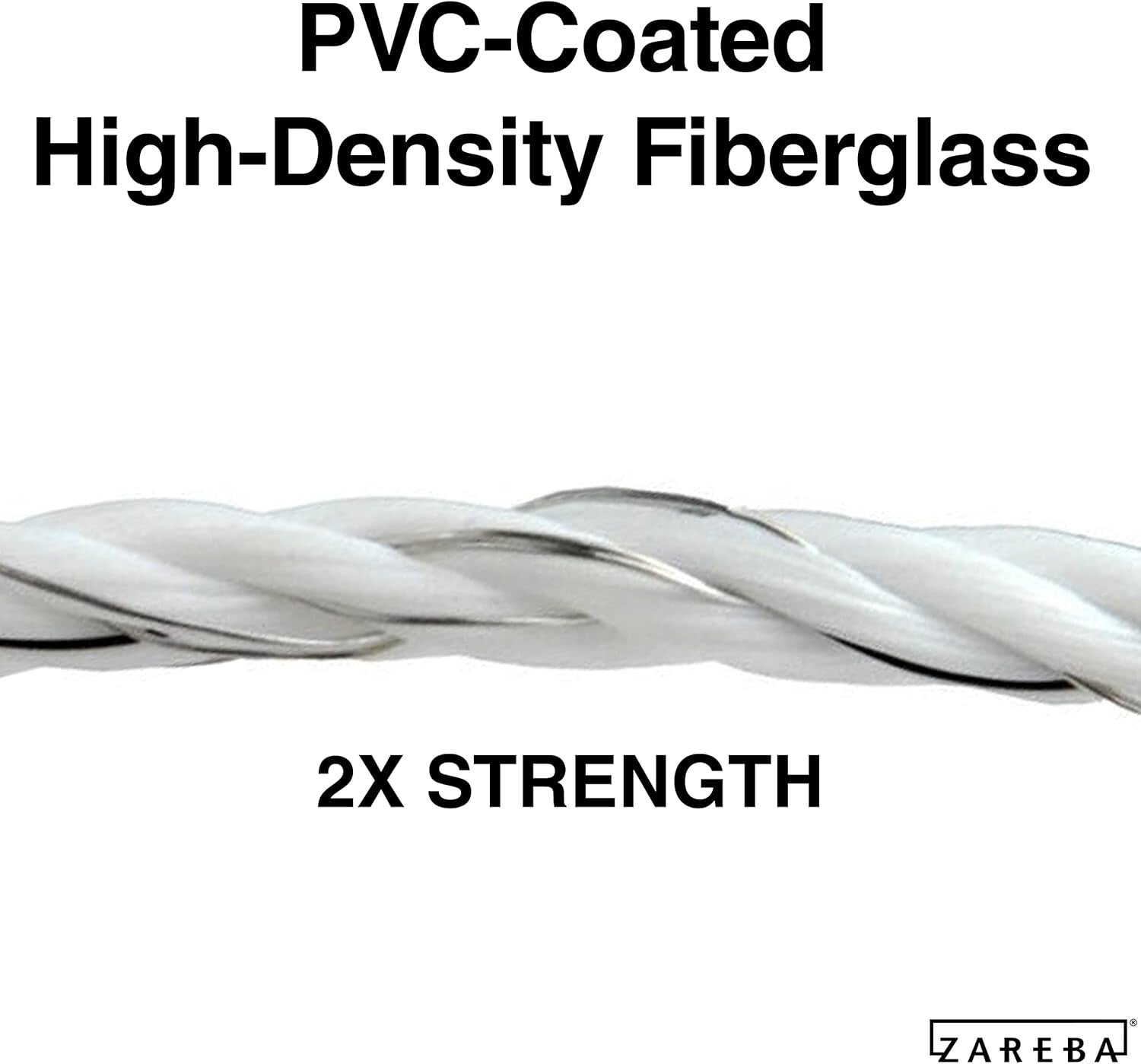 Sure Shock 656ft 8mm Polyrope: Lightweight Electric Fencing for Livestock Safety