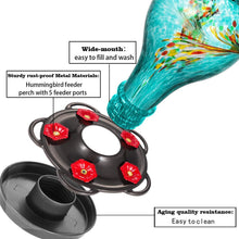 Load image into Gallery viewer, Large Capacity Hummingbird Feeder with Built-In Ant Moat - Perfect Garden Decor
