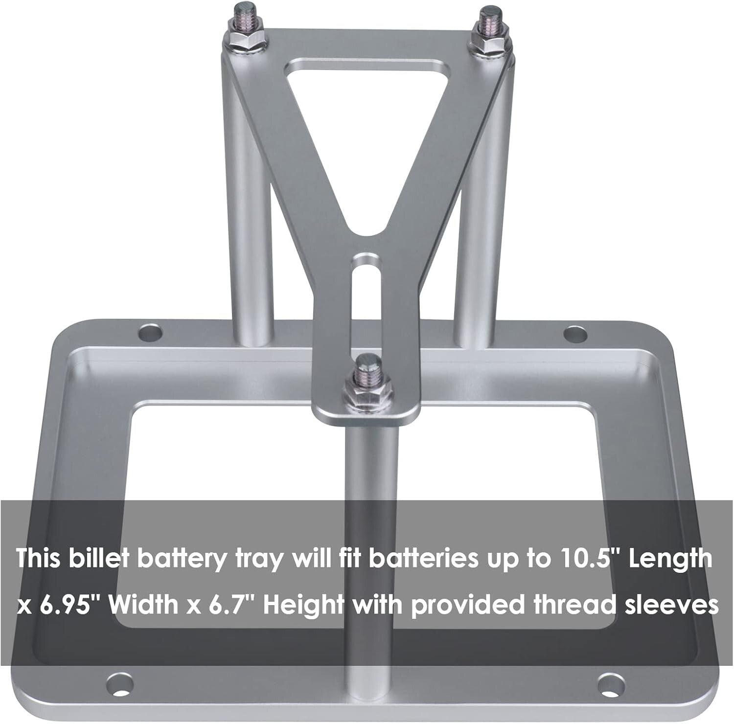 Universal Optima Battery Tray Kit: Heavy-Duty Aluminum Secure Mounting Solution