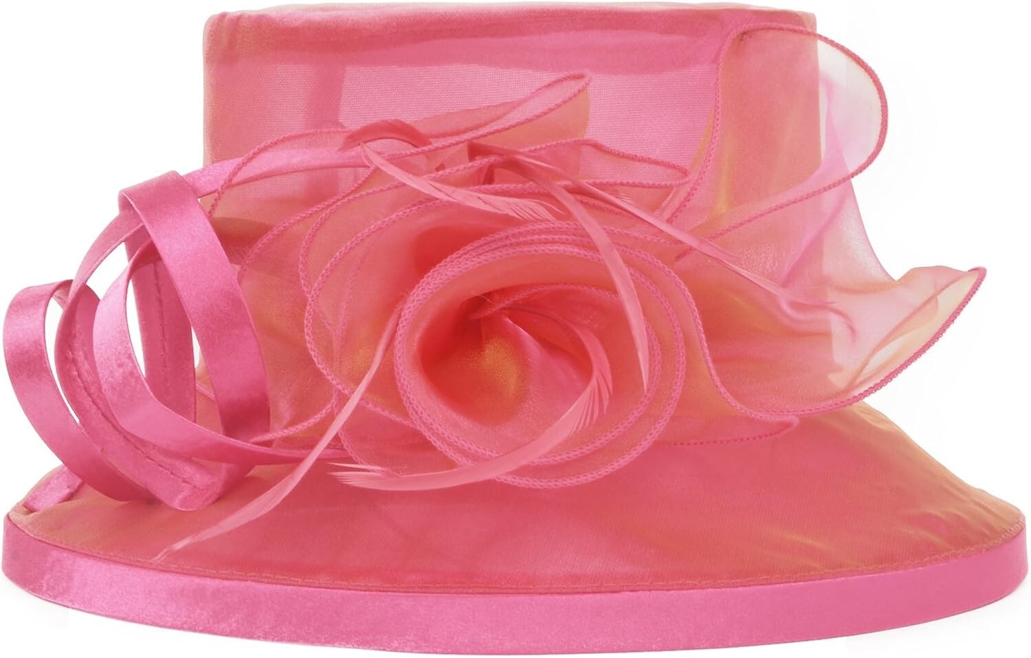 Elegant Women's Cloche Hat - Adjustable Tea Party Fascinator for Derby Day