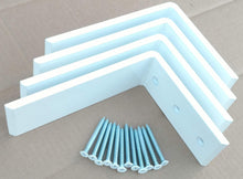 Load image into Gallery viewer, Precision-Engineered Steel L Brackets 6x8 | 4-Pack for Floating Countertops
