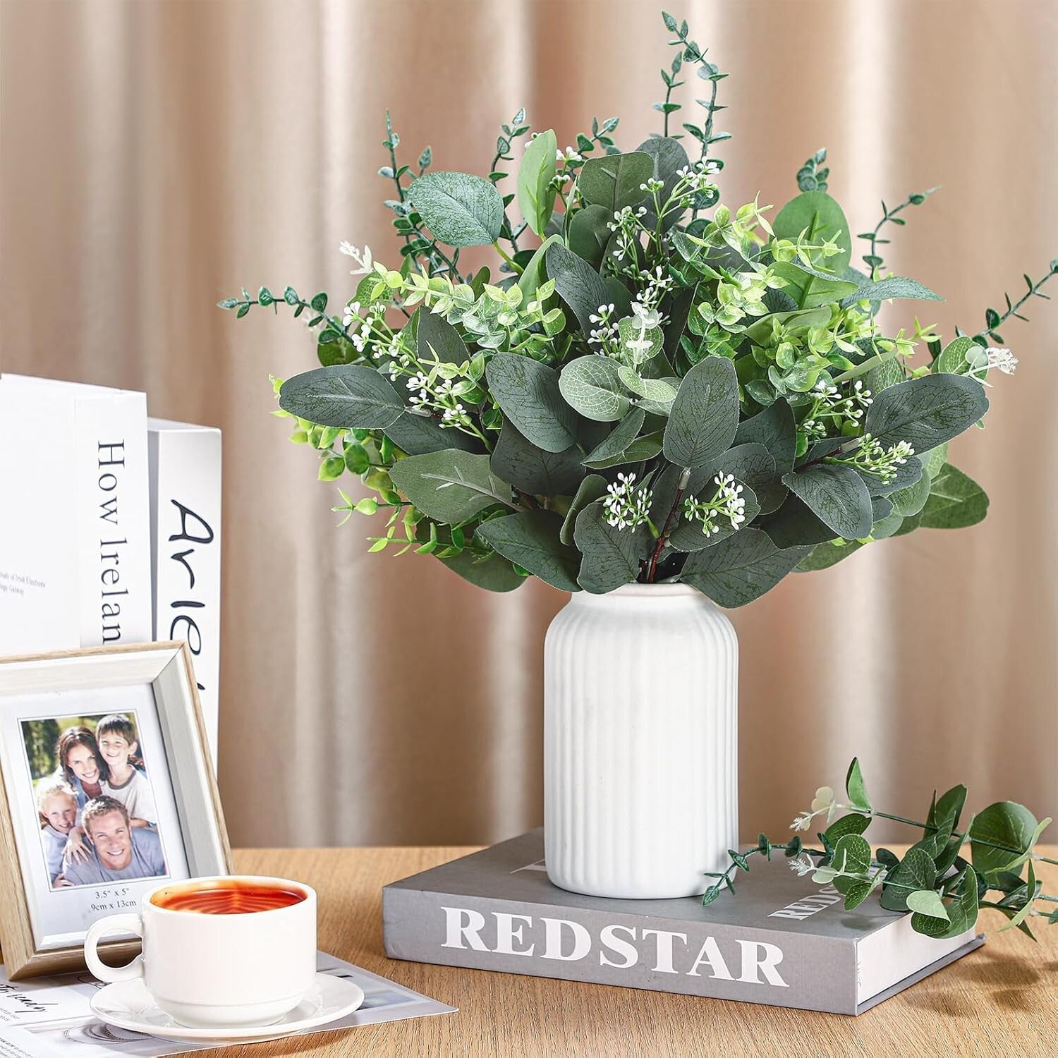 200 Pcs Water-Resistant Mixed Eucalyptus Stems for Elegant Floral Arrangements