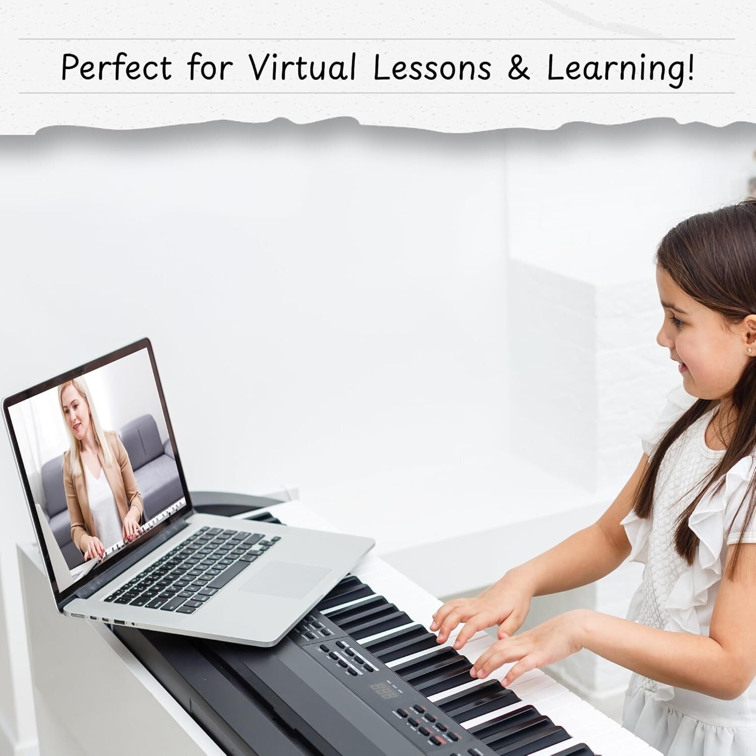 Reusable Piano Teaching Aids with Magnetic Board & Music Note Stickers for Kids