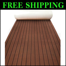 Load image into Gallery viewer, Durable Faux Teak EVA Foam Decking - Easy Installation Non-Slip Boat Flooring