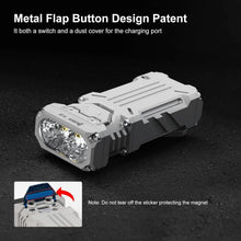 Load image into Gallery viewer, X2 1,800 Lumens Waterproof Mini Flashlight with Type-C Fast Charging &amp; 6 Modes