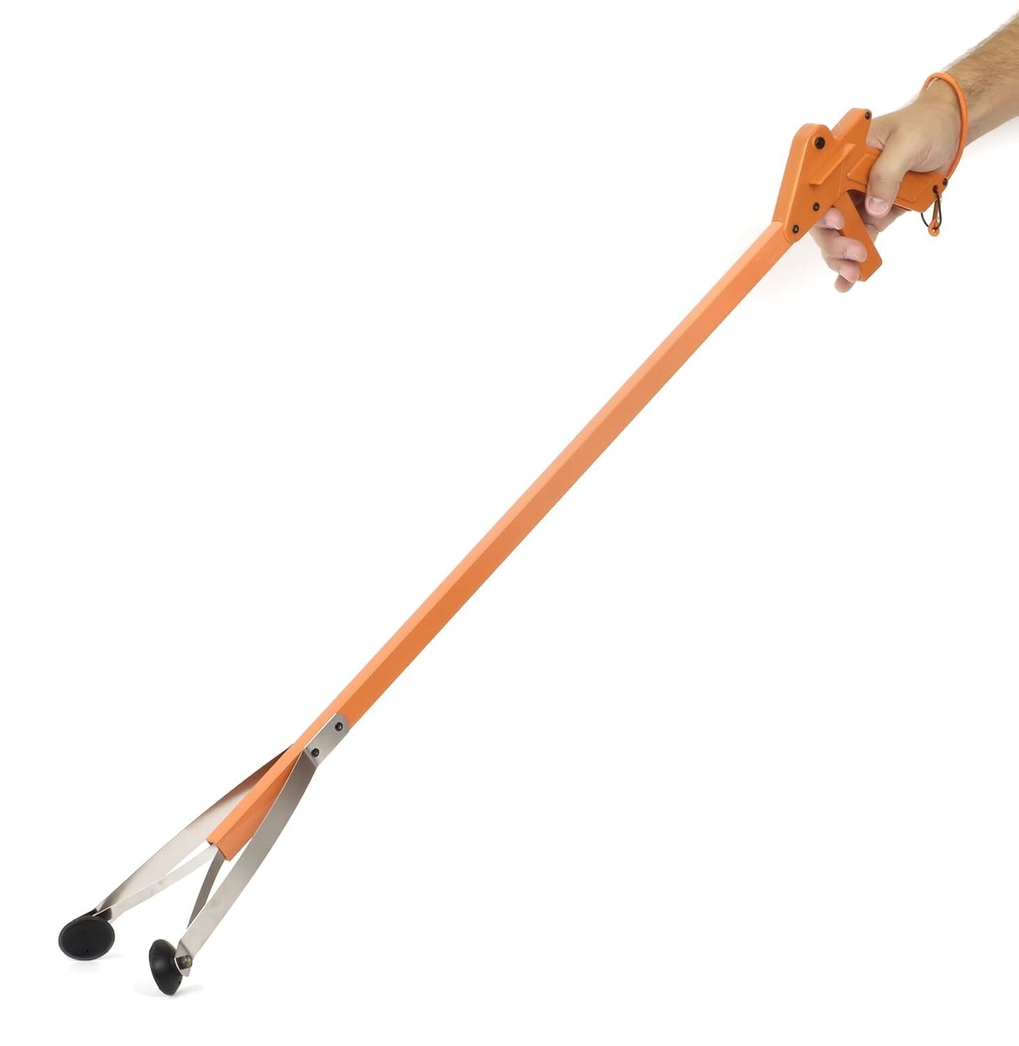 Durable 33" Litter Grabber with Orange Handle - Perfect for Indoor/Outdoor Use