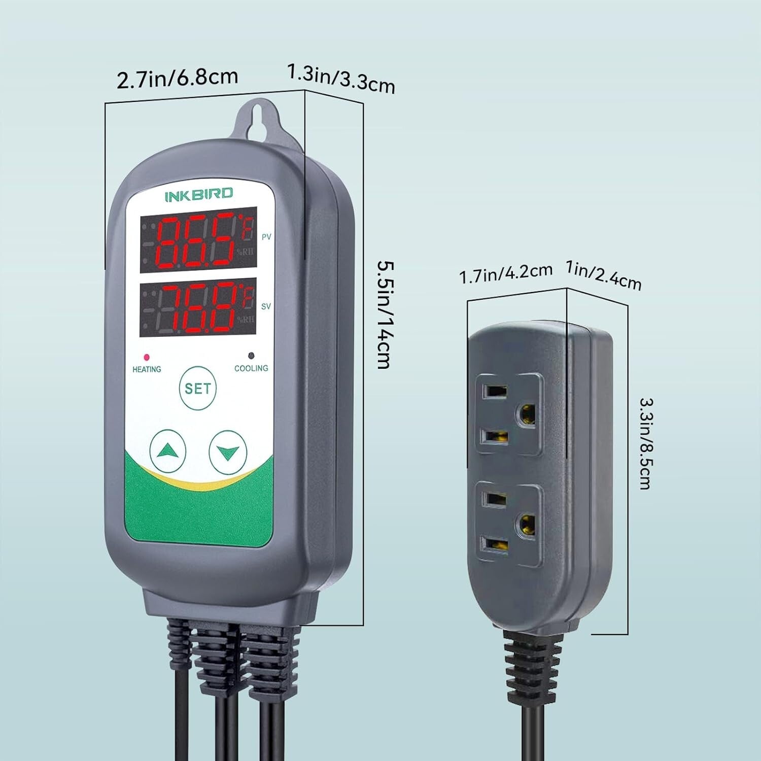 110V Temperature Controller with Wi-Fi for Versatile Heating and Cooling Needs