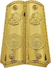 Load image into Gallery viewer, Luxury Gold-Plated 1911 Grips for Colt, Rock Island &amp; More - Ambidextrous Design