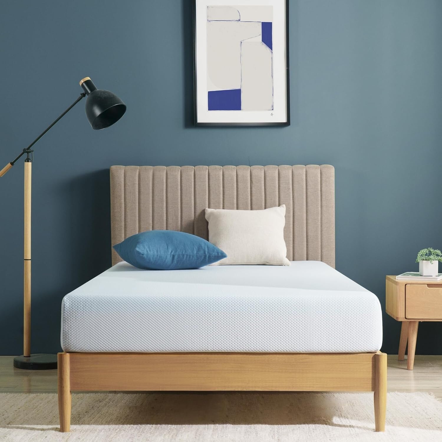 Unique Twin Cooling Memory Foam Mattress - 8-Inch Green Tea Infused Comfort