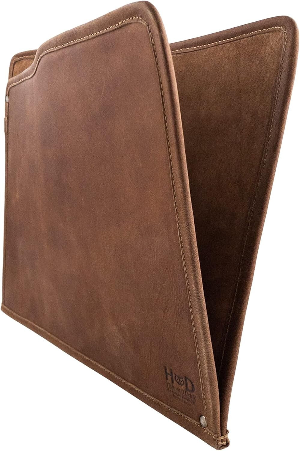 Finely Hand-Stitched Full Grain Leather Folder - A4 Organization Solution