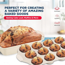 Load image into Gallery viewer, Durable Nonstick Baking Pans - 10-Piece Set for Kitchen and Restaurant Use