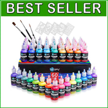 Load image into Gallery viewer, Ultimate 60-Color Non-Toxic Fabric Paint Set - Perfect for T-Shirts, Bags &amp; More