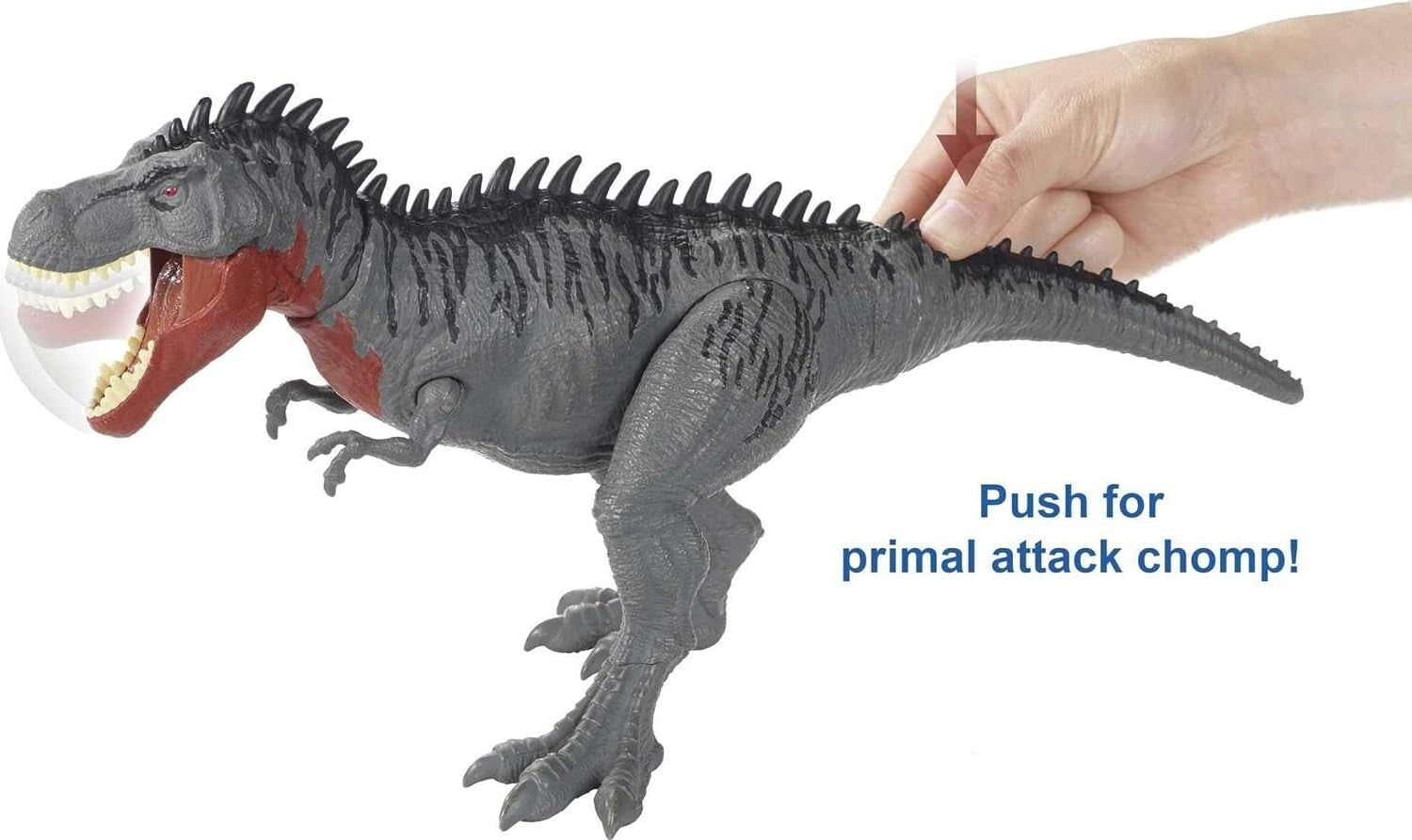 Interactive Jurassic World Tarbosaurus Dinosaur Action Figure - Chomping Motion