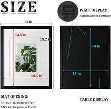 Load image into Gallery viewer, Solid Wood &amp; Plexiglass Gallery Frames - 11x14 with Easy Wall/Tabletop Mounting