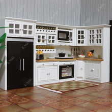 Load image into Gallery viewer, Luxurious 1:12 Scale Miniature Dollhouse Kitchen Furniture Set with Accessories
