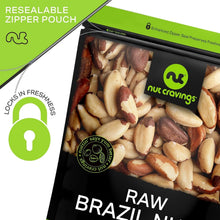 Load image into Gallery viewer, Freshly Handpicked Raw Brazil Nuts - Unsalted, Whole in 48oz Eco-Friendly Bag