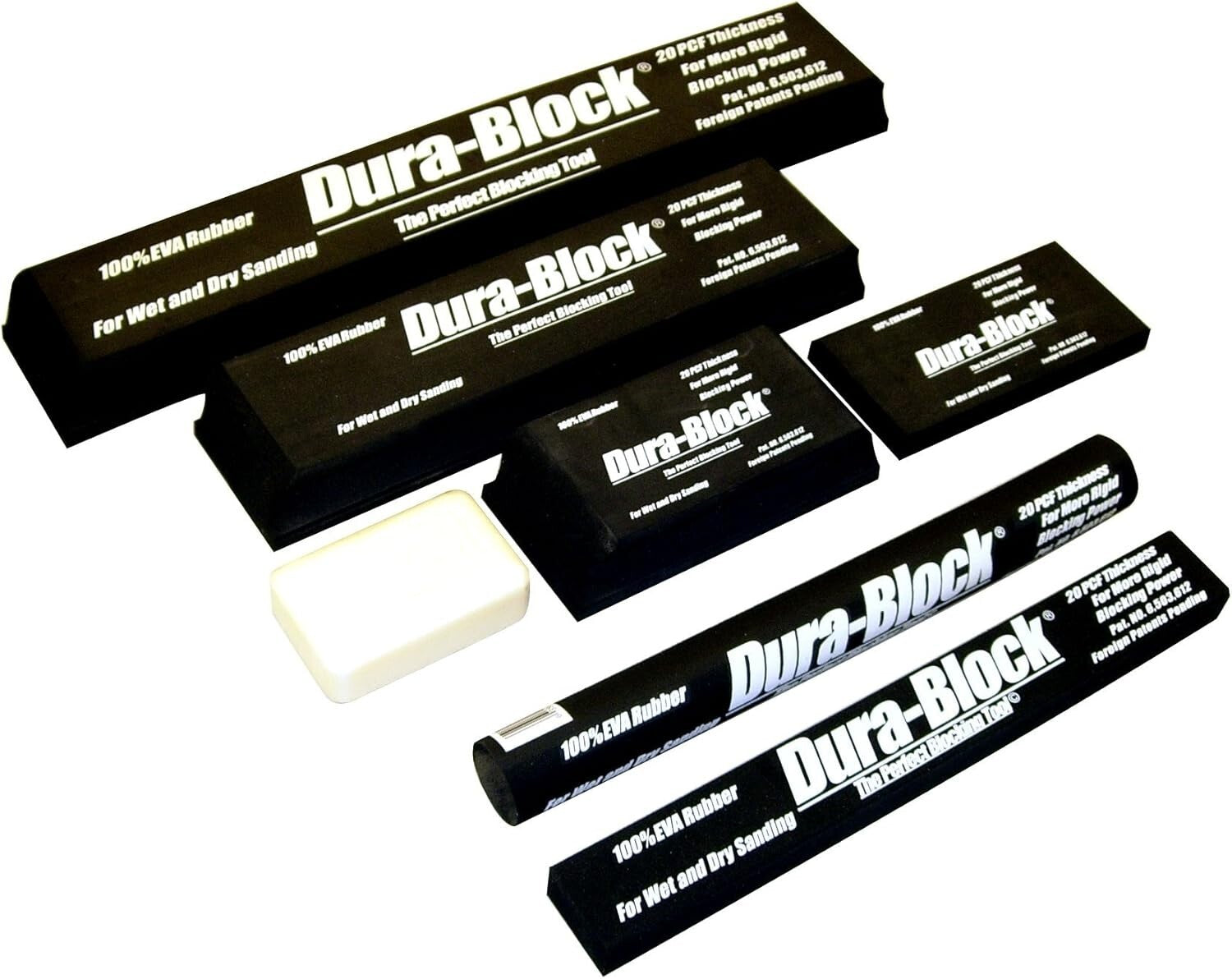7-Piece Dura Block Sanding Kit - Complete Solution for All Your DIY Needs