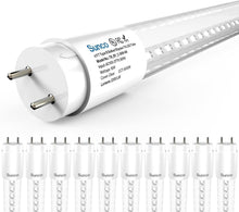Load image into Gallery viewer, Sunco 4ft LED Tube Lights, 10-Pack, Single Ended Power, Ballast Bypass, Modern