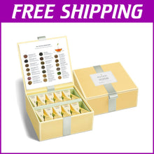 Load image into Gallery viewer, Luxurious Pyramid Infuser Tea Chest - 40 Count Organic Blends for Tea Lovers