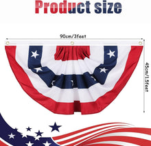 Load image into Gallery viewer, Durable Polyester Triangular Flags for 4th of July &amp; Patriotic Celebrations