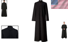 Load image into Gallery viewer, Quality Polyester Clergy Robe with Small Collar - Perfect for Religious Events