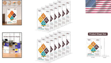 Load image into Gallery viewer, Stylish 12 Pieces Double-Sided Acrylic Sign Holders for Tabletop Use - 8.5 x 11