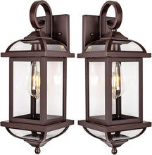 Load image into Gallery viewer, Elegant 18” Oil Rubbed Bronze Outdoor Lights - Durable Anti-Rust Wall Fixtures