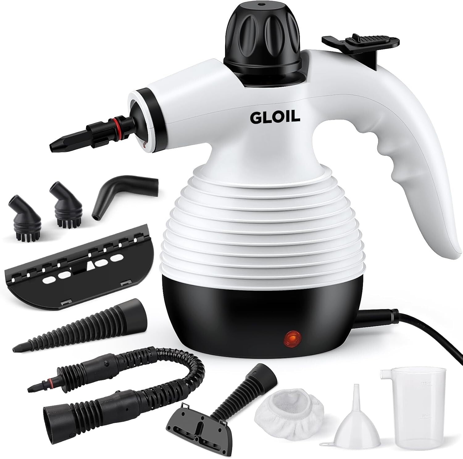 1050W Portable Steam Cleaner - Natural Cleaning with Safety Lock & Accessories