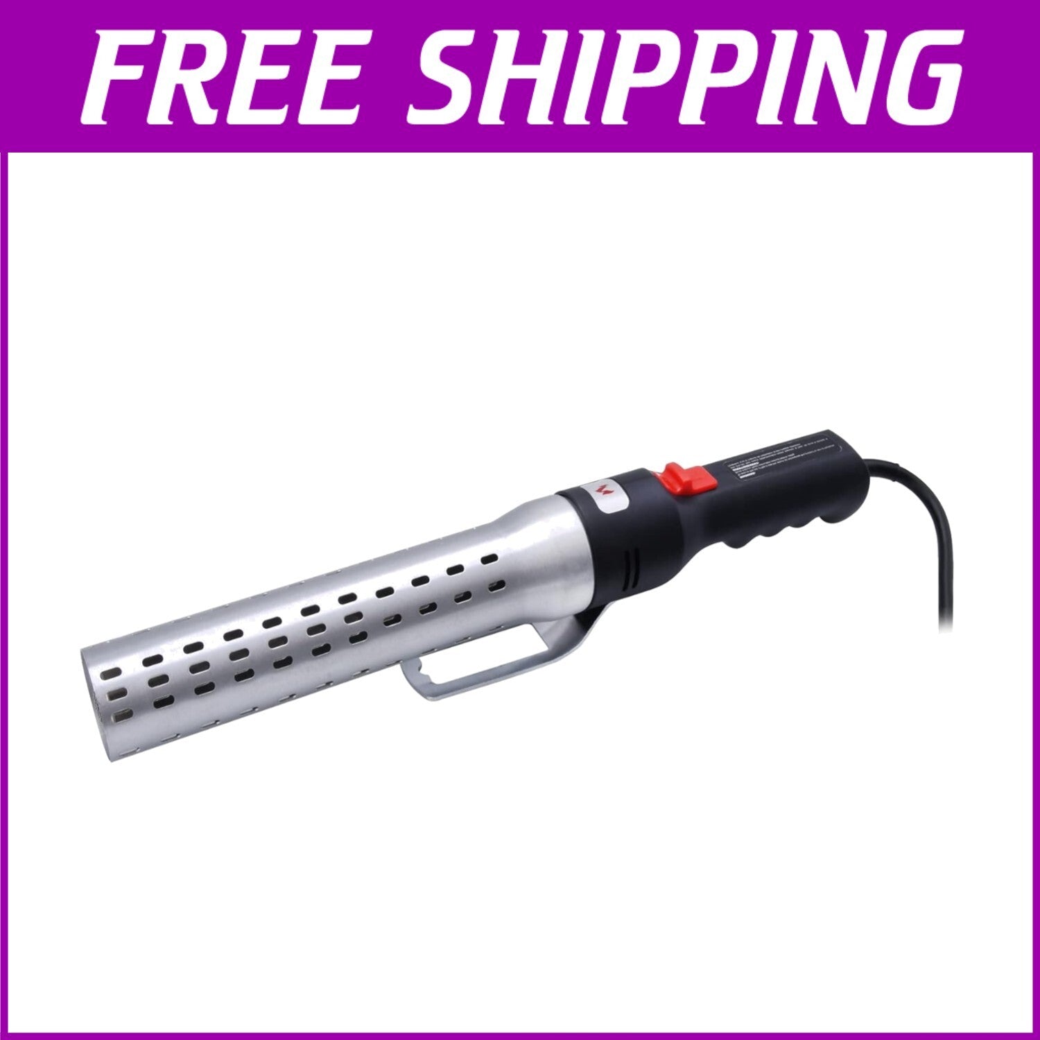 Ergonomic Electric Fire Starter - Ideal for Big Green Egg and Outdoor Grilling