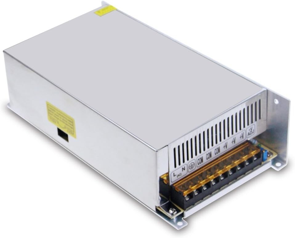 Efficient 24V 25A Adapter with Built-in Cooling Fan - LED & Electronics Power