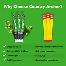 Load image into Gallery viewer, Jalapeno Beef Jerky Sticks - Grass Fed Protein Snack, Gluten-Free - Bulk of 36