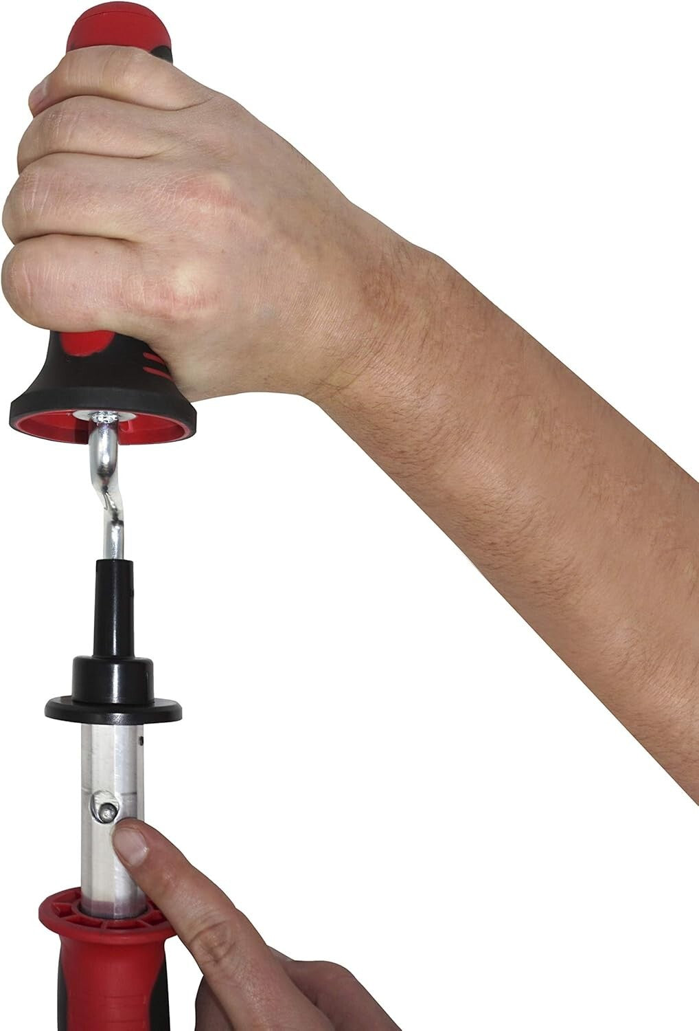 Multi-Purpose 6-Foot Toilet Auger with Swivel Head for Hassle-Free Clog Removal