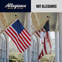Load image into Gallery viewer, Locally-Sourced 3' x 5' American Flag | Handcrafted Nylon with Embroidered Stars