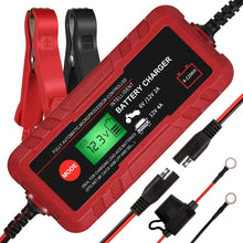 Load image into Gallery viewer, Sailnovo 4A Smart 6V/12V Battery Charger Maintainer - Fully Automatic 8-Stage