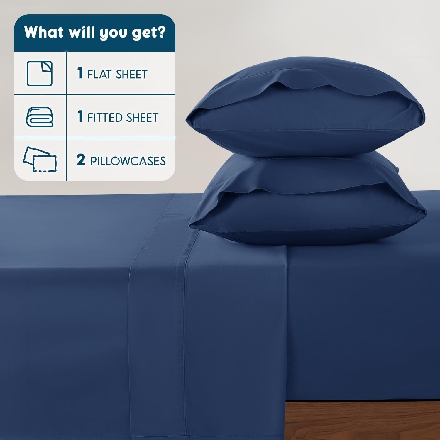 Eco-Friendly Egyptian Cotton Queen Sheets - 800 Thread Count, Cooling Comfort