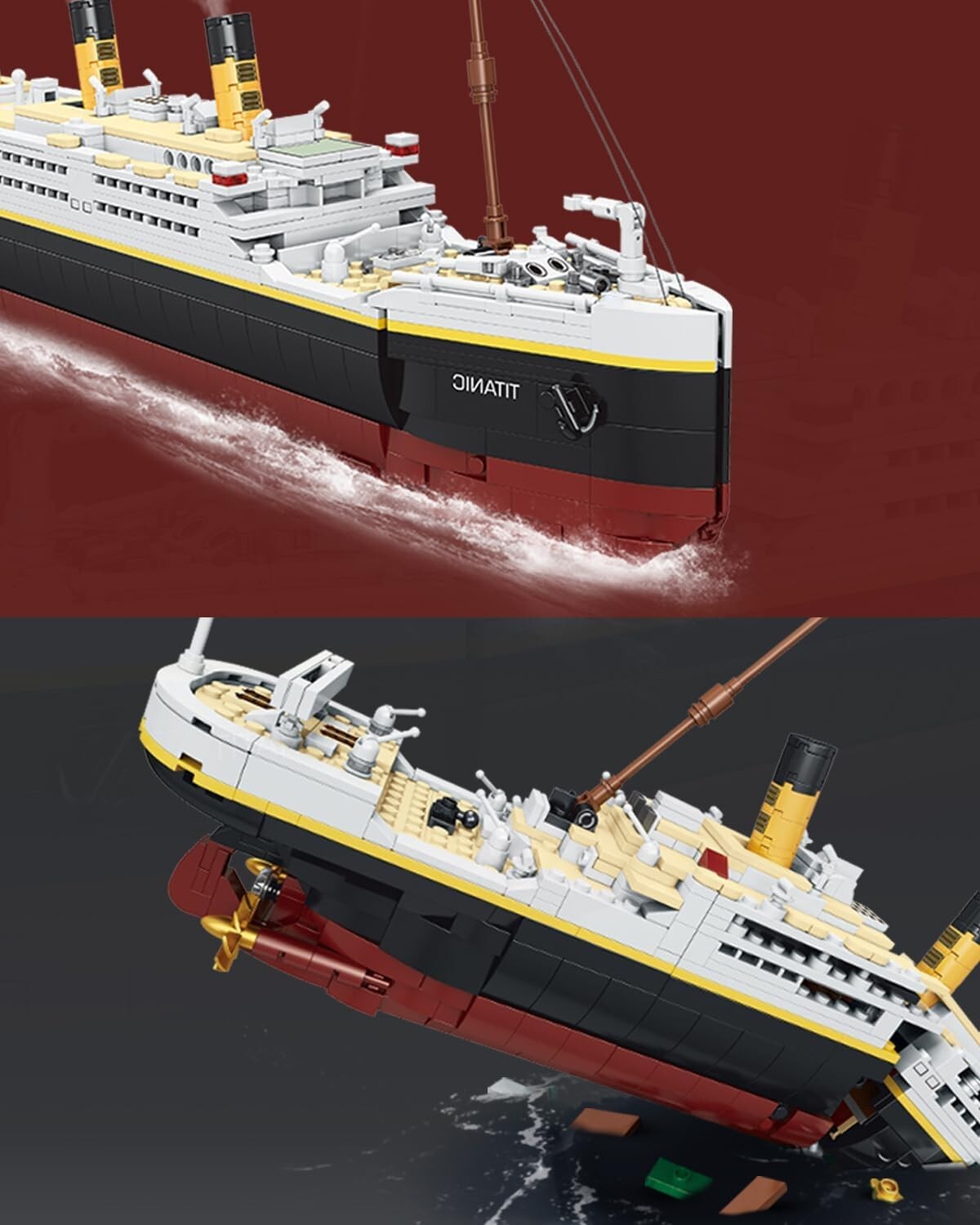 Detailed Titanic Model Building Set - 2022 High-Quality Blocks for Collectors