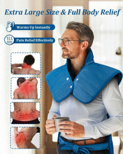 Load image into Gallery viewer, 6 Heat Settings &amp; Plush Weighted Heating Pad - Perfect for Ultimate Relaxation