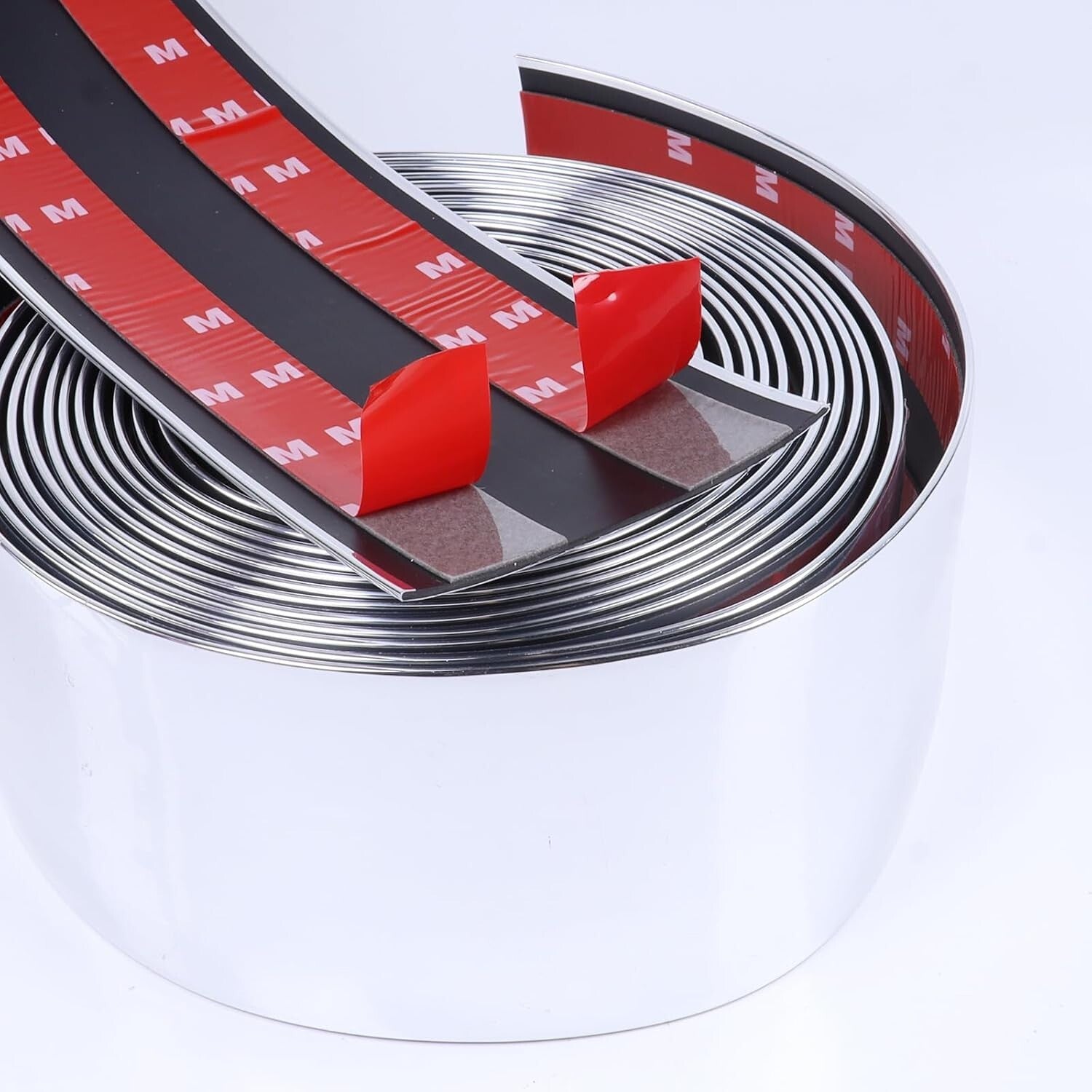 16FT Self-Adhesive Chrome Trim Molding - Heavy Duty Scratch-Proof Car Protection