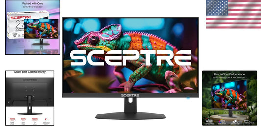 High-Performance 27" Monitor - 100Hz, Eye Care, Frameless Design for Gamers