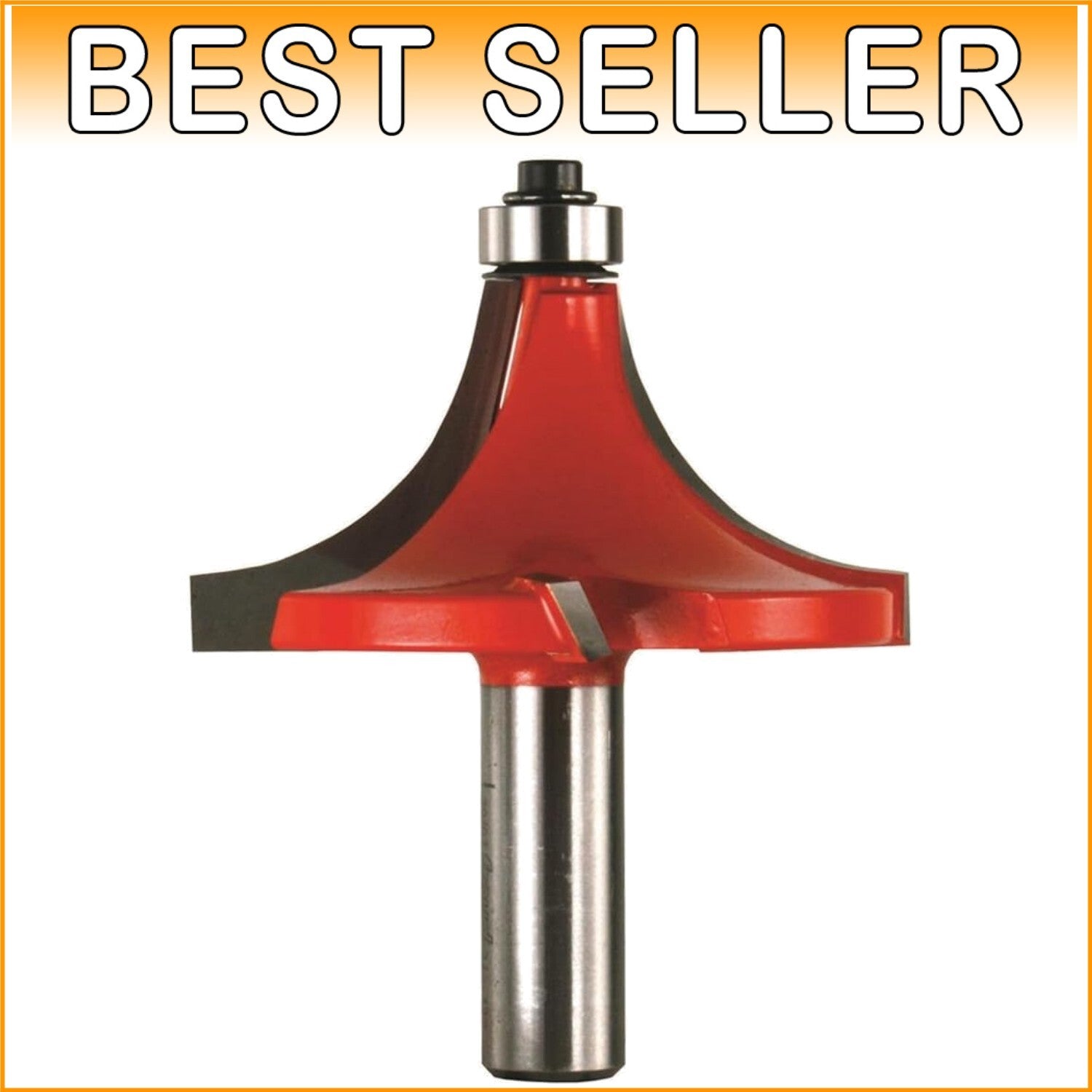 Durable 1" Radius Rounding Over Bit with Quadra-Cut Technology for Woodworking