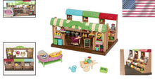 Load image into Gallery viewer, Kids 97pc Play Food Market Set - Shopping Accessories &amp; Garden Tools Included
