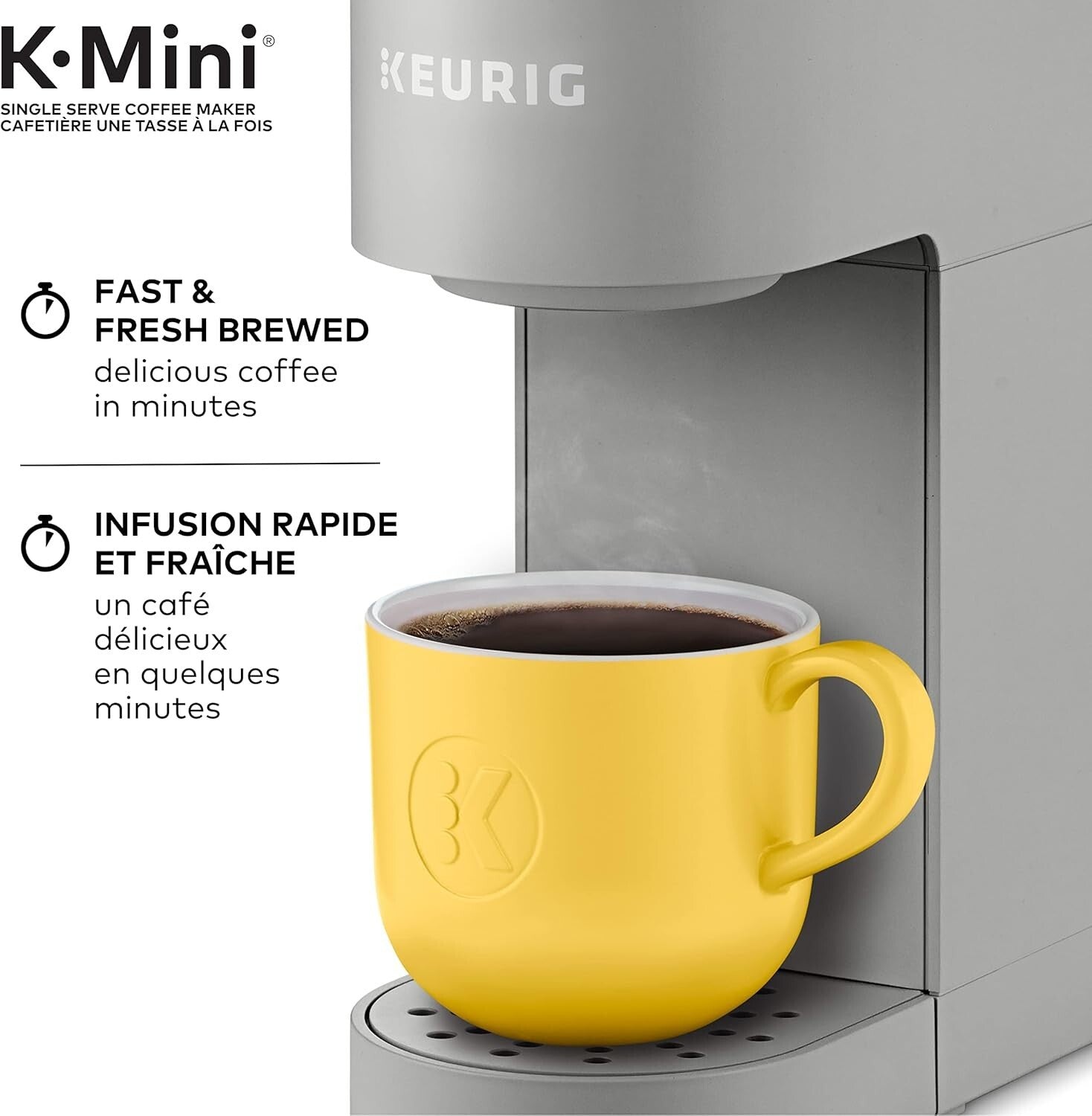 Ultra-Sleek K-Mini Single Serve Coffee Maker – Perfect for Small Spaces