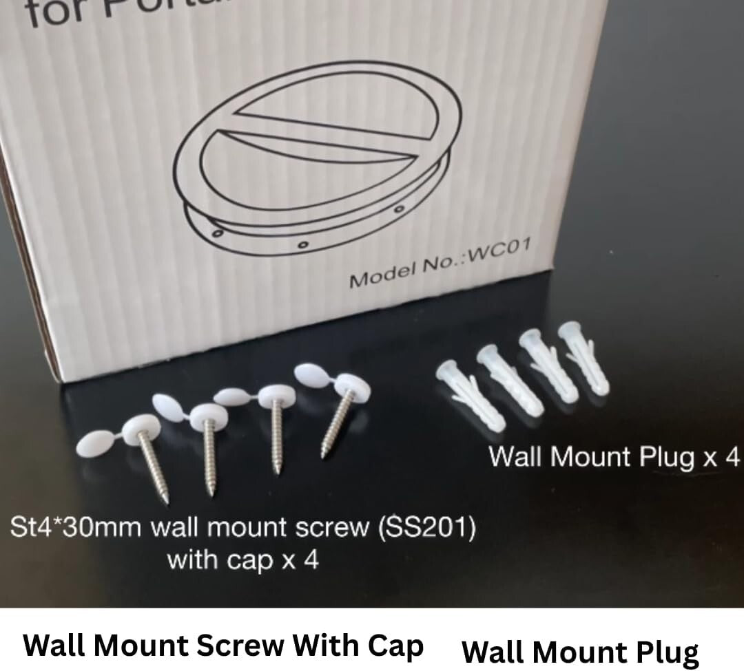 Compact Omni-Directional AC Exhaust Hose Connector with Easy Installation Kit